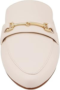 DREAM PAIRS Women's Flat Mules Buckle Pointed Toe Backless Slip on Slides Loafer Shoes | Amazon (US)