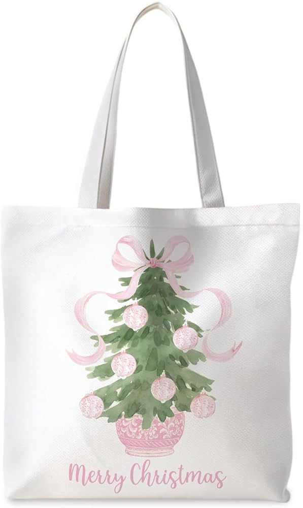 Christmas Tote Bag, Christmas Bags for Women, Womens Gifts for Christmas | Amazon (US)