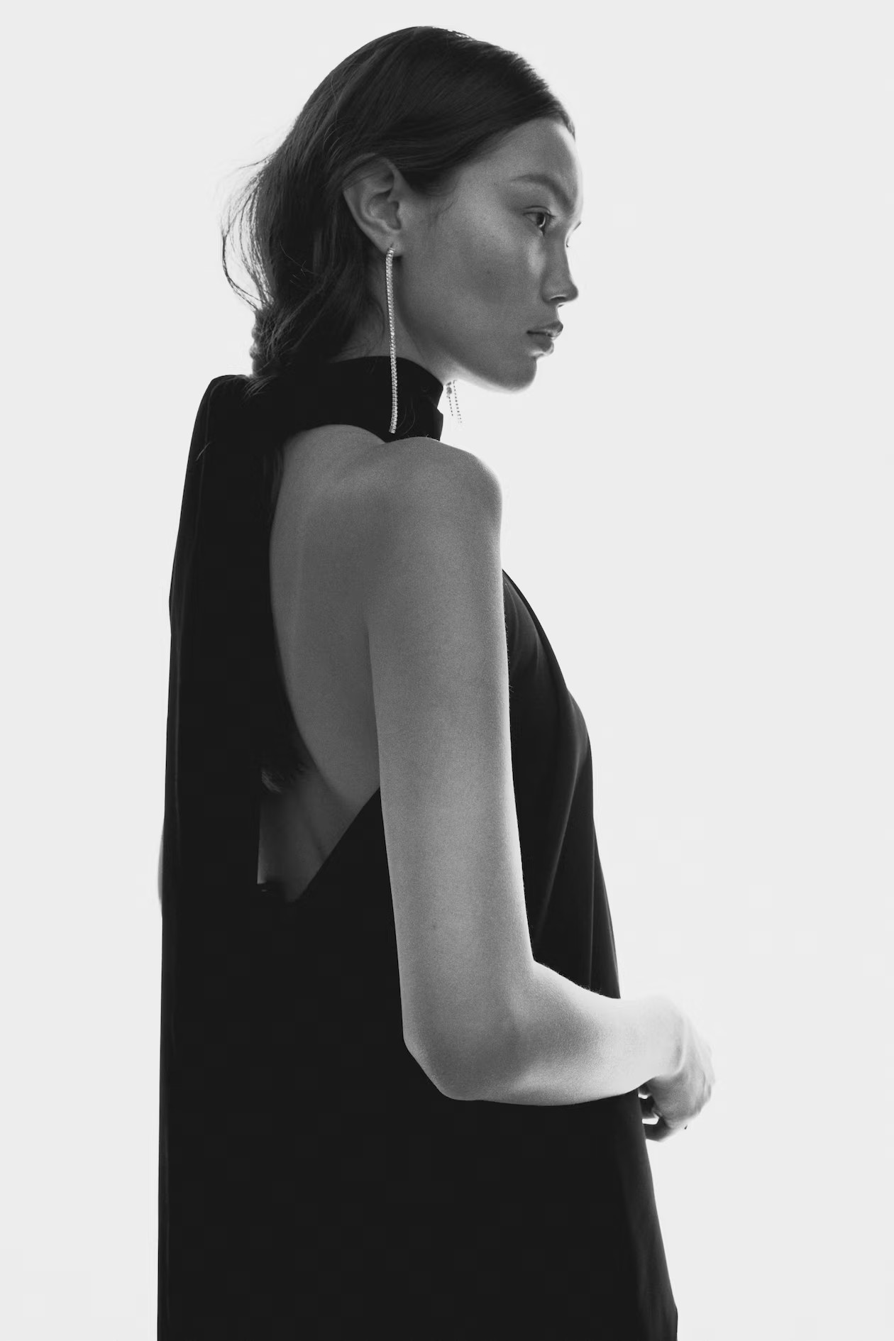 Scarf-Collar Halterneck Top | H&M (US + CA)