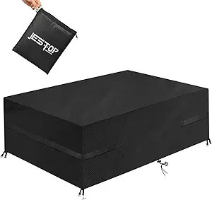 JESTOP Patio Furniture Covers, 96 Inch Rectangular Outdoor Table Cover Waterproof, Heavy Duty 600... | Amazon (US)
