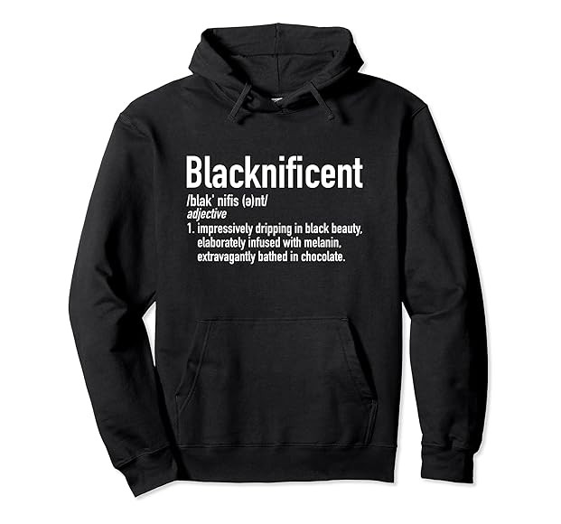 Blacknificent Definition Black History Black Pride Pullover Hoodie | Amazon (US)