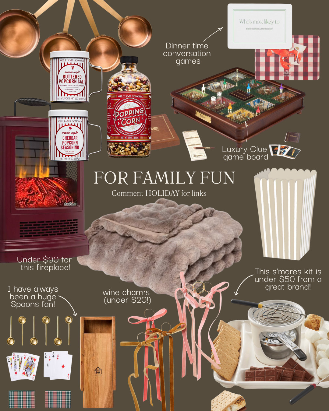 family holiday night, family night, holiday party, movie night, family game night, popcorn accessories, hosting gift ideas, cozy evening, thanksgiving family night, thanksgiving ideas 

 