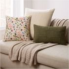 Spring Botanical Pastel Pillow Cover & Throw Set | West Elm (US)