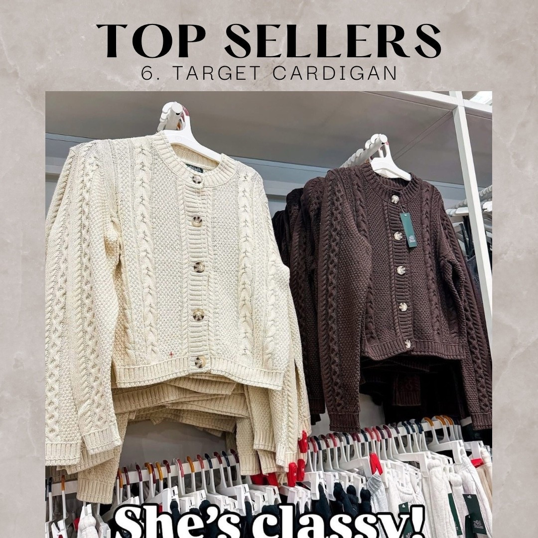 Weekly best seller 
Target cardigan 

#LTKFindsUnder100 #LTKStyleTip #LTKFindsUnder50
