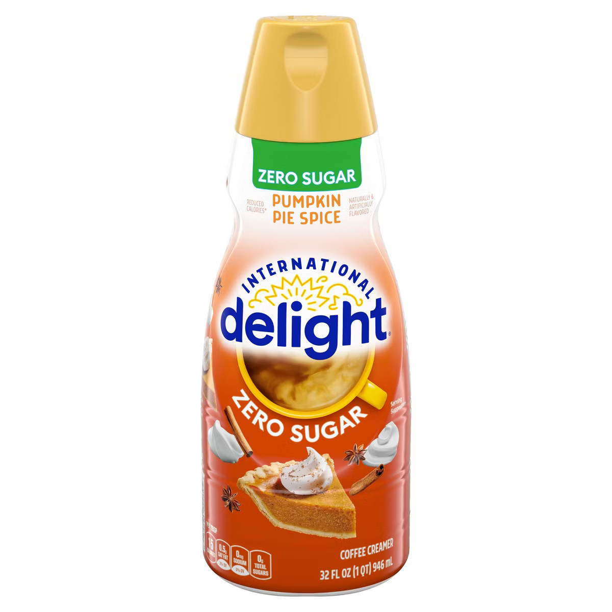International Delight Zero Sugar Pumpkin Pie Spice Coffee Creamer - 1qt | Target