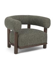 37.75x28 lars solid ash wood frame accent chair | TJ Maxx