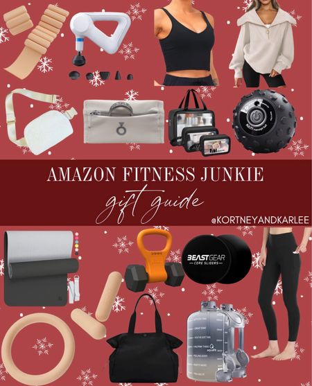 Amazon Fitness Junkie Gift Guide! 
Kortney and Karlee | #kortneyandkarlee 

#LTKHoliday #LTKGiftGuide #LTKfit