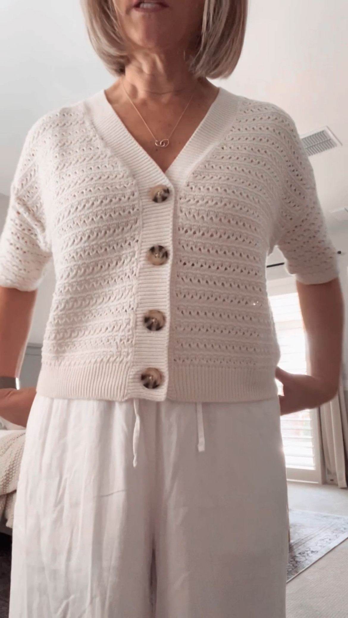 I’ll be wearing this sweater all summer! ☀️