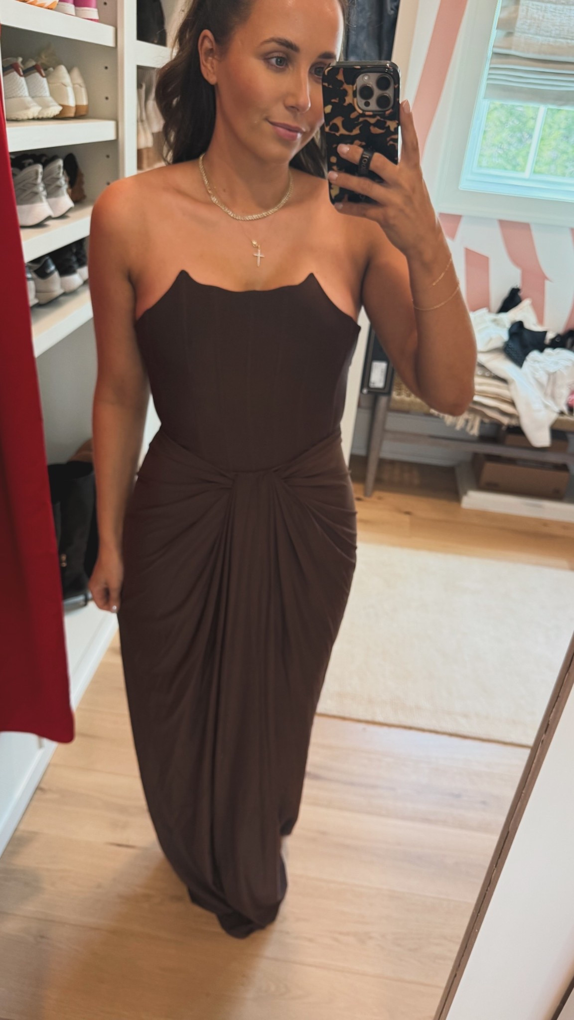 My dress for tonight’s event! Such a stunning shape. Comes in other colors too!