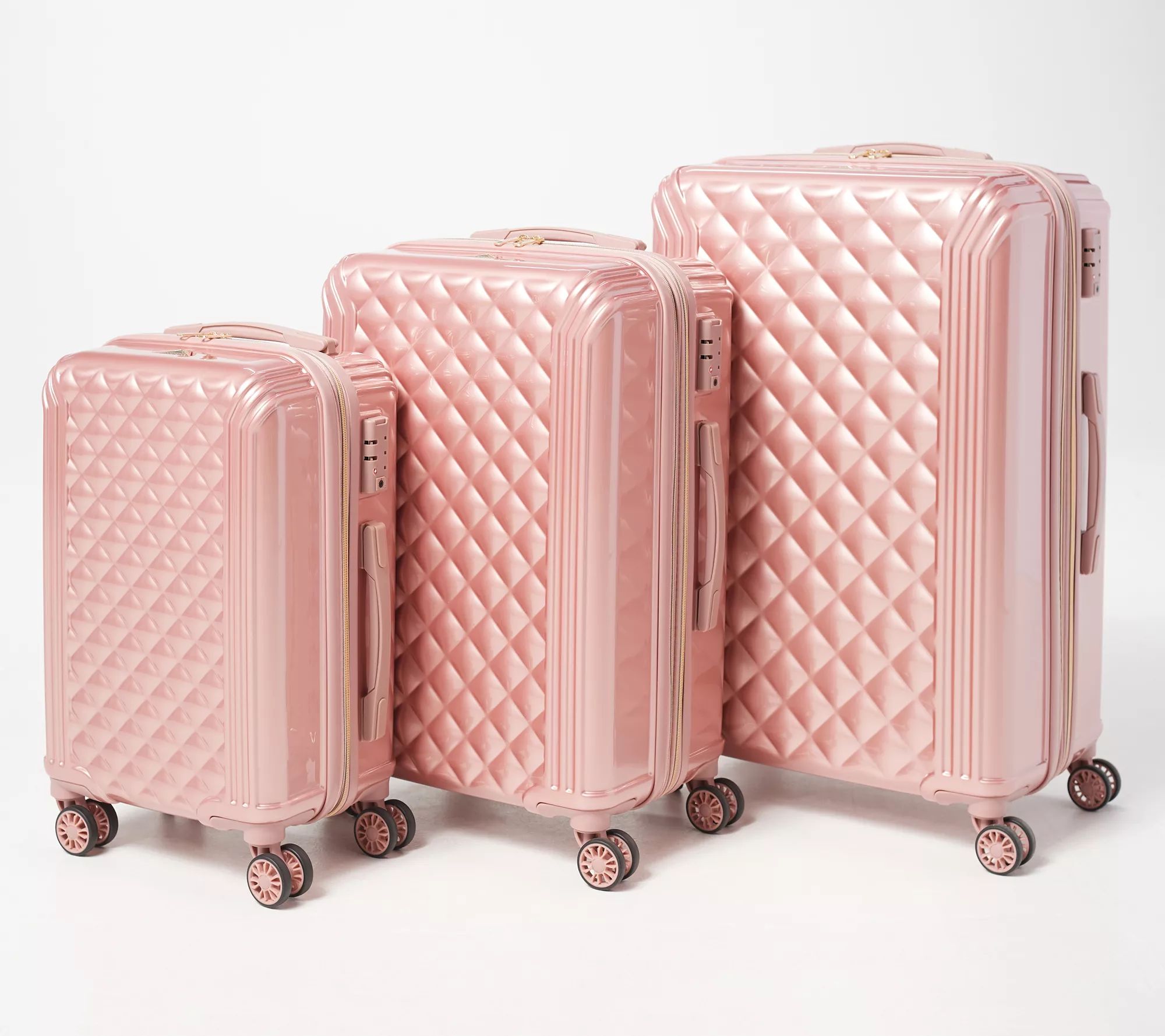 Triforce Luggage Set of 3 Spinner Luggage - Avignon | QVC