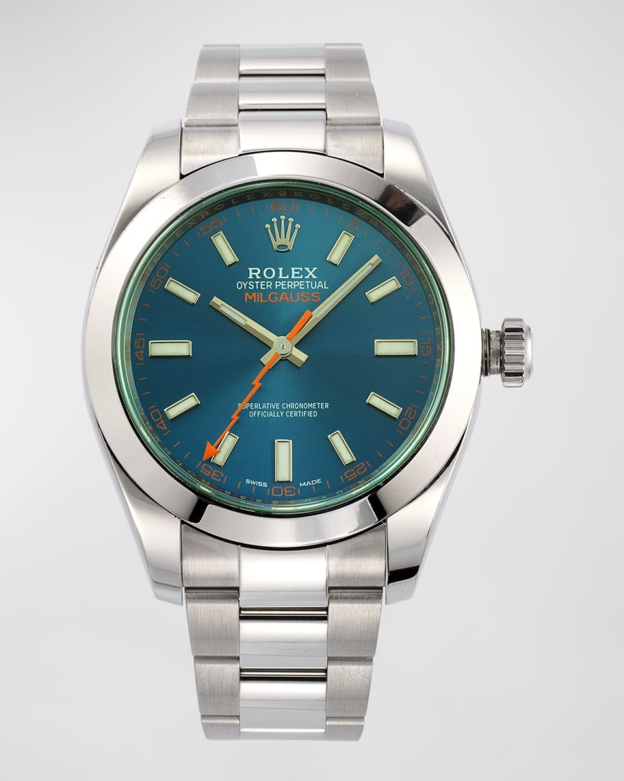 Vintage Watches Rolex Oyster Perpetual Miligauss 41mm Watch | Neiman Marcus