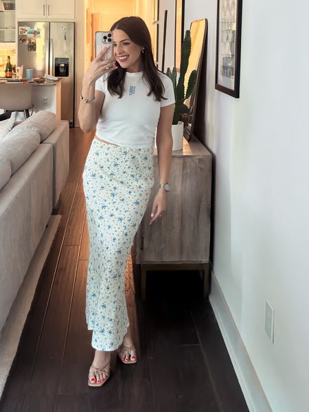 Floral maxi skirt under $30 

#LTKFindsUnder50