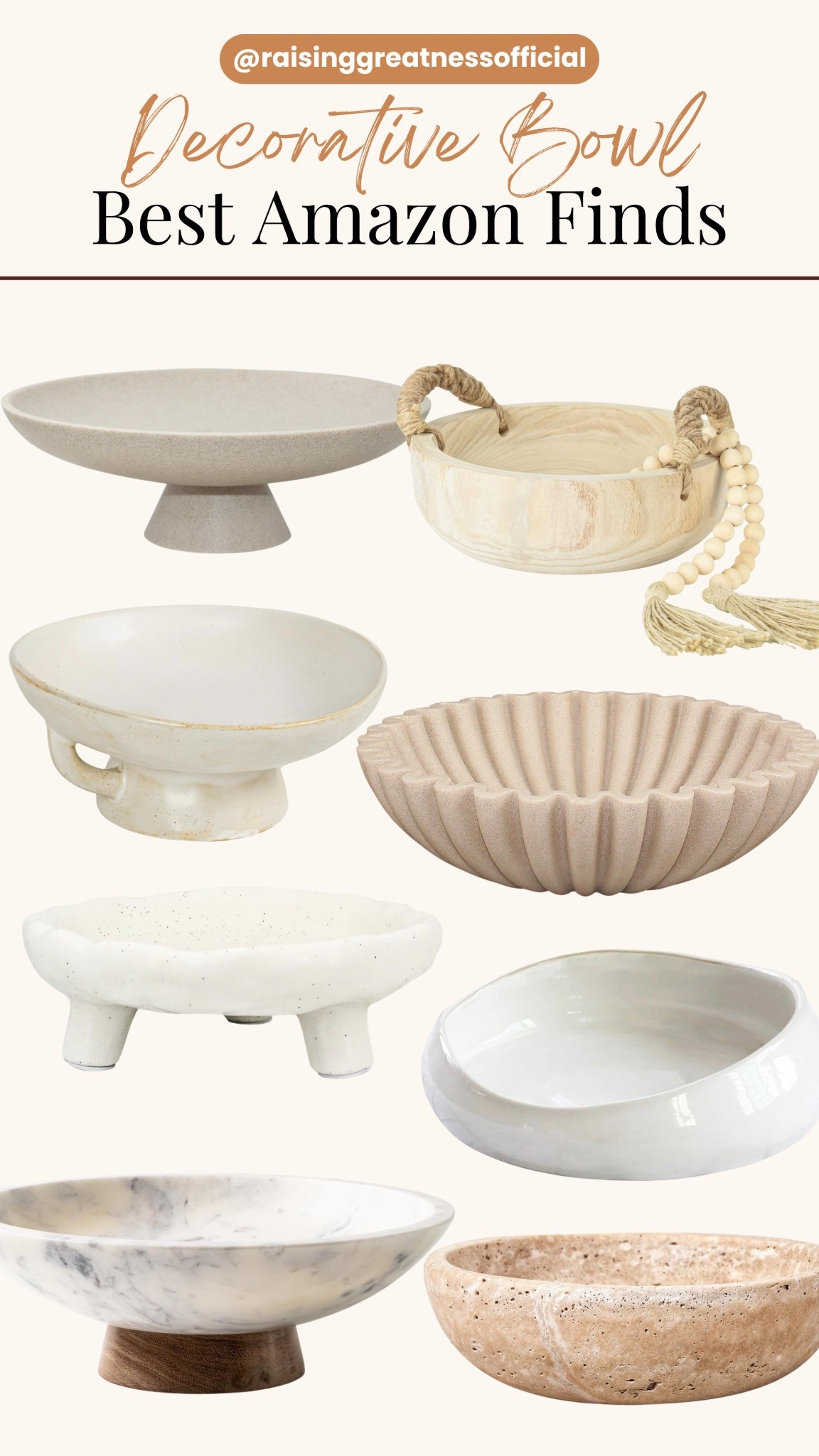 Decorative bowls that blend function and style, perfect for coffee tables, entryways, or kitchen counters. These chic Amazon picks add texture, warmth, and a polished look to your home. 🕯️✨🤍

#HomeDecorDetails #ChicInteriors #AmazonDecor #StyledHome #ModernLiving #DecorInspo #NeutralAesthetic

#LTKHome #LTKSaleAlert #LTKU