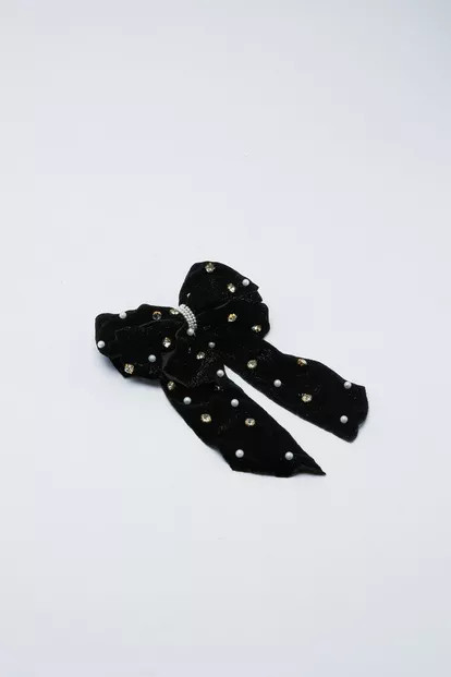 Jewel Velvet Hair Bow | Nasty Gal UK (+IE)