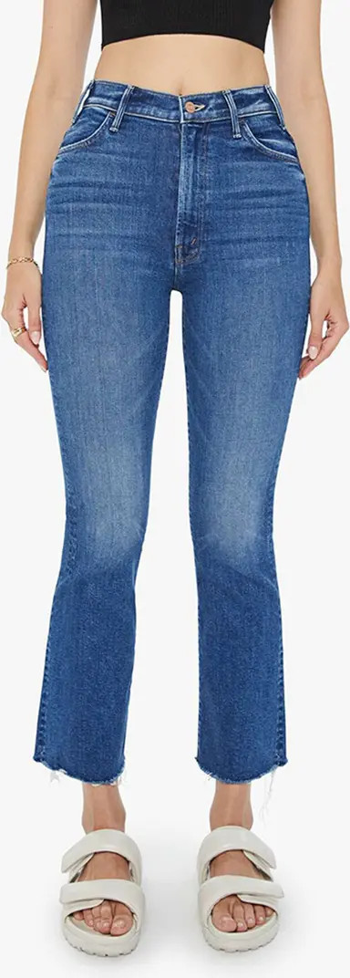The Hustler Frayed Ankle Jeans | Nordstrom