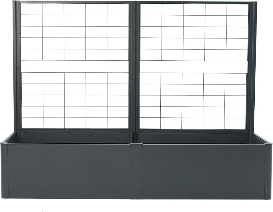 Vego Garden Privacy Screen Trellis for 83" Wide Modern Garden Beds, Midnight Blue | Amazon (US)