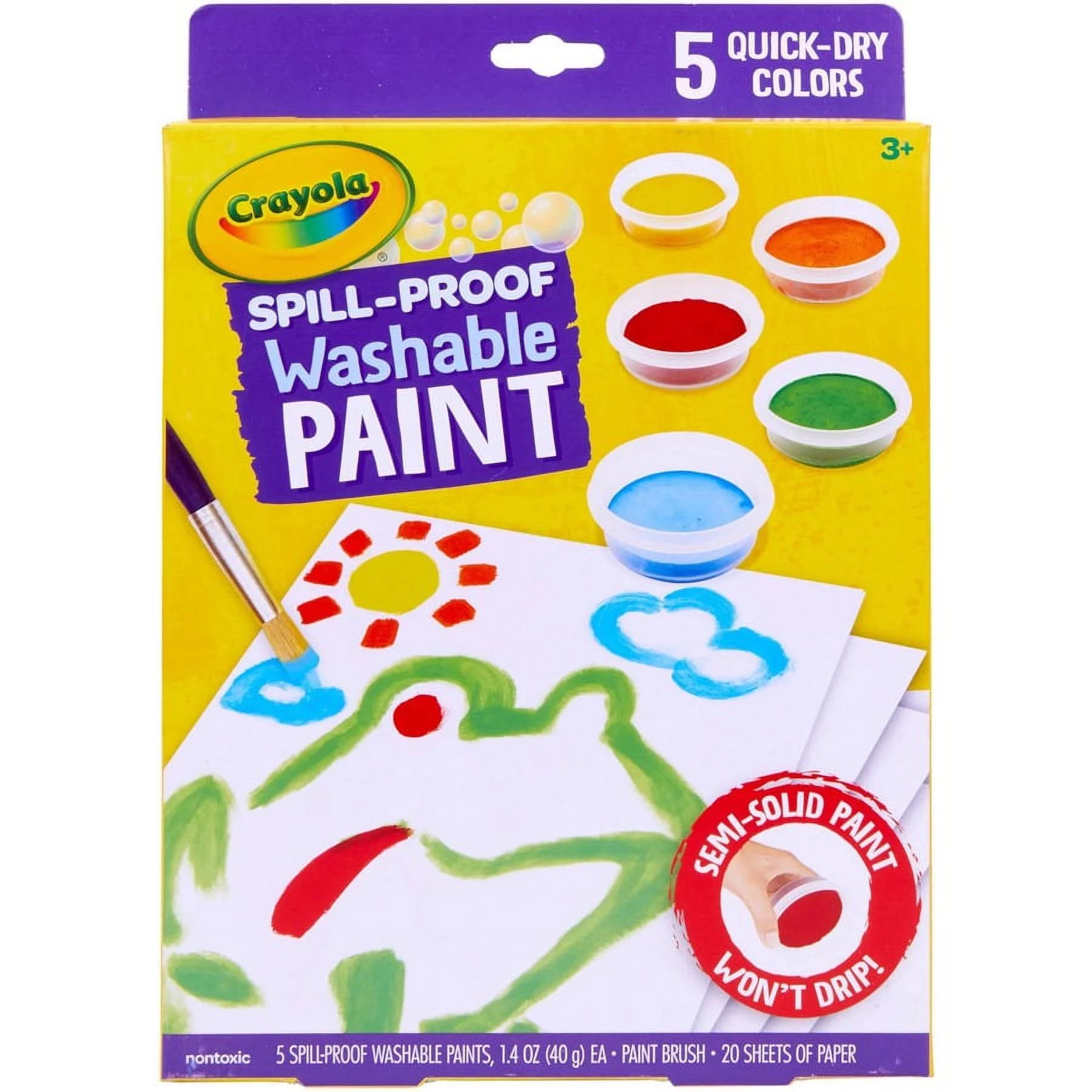 Crayola Spill Proof Washable Paint Set - 1 Kit | Walmart (US)