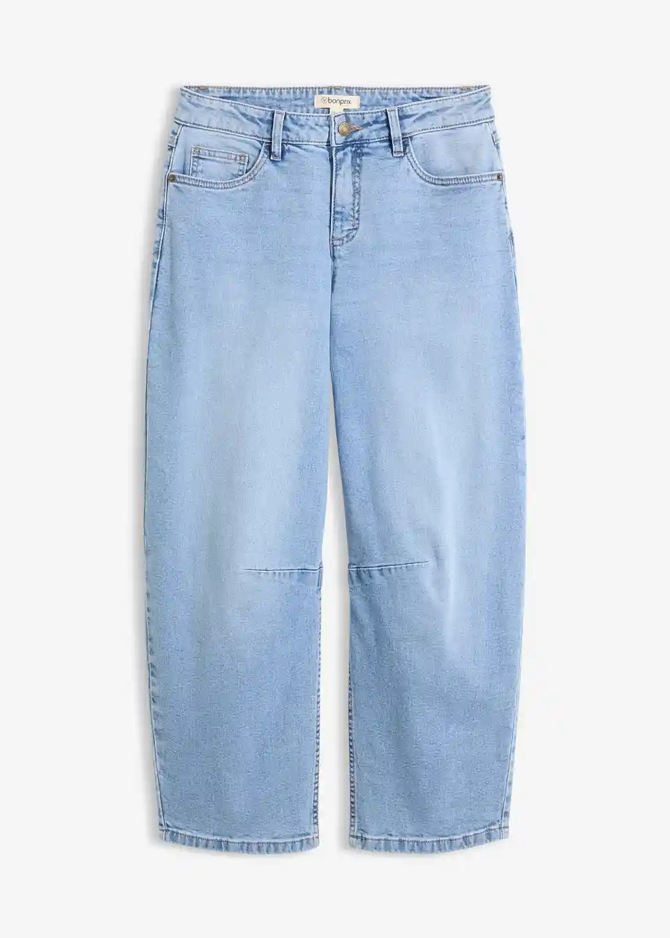Barrel-Jeans Mid Waist - blau, Regulär - Damen | bonprix | Bonprix DE