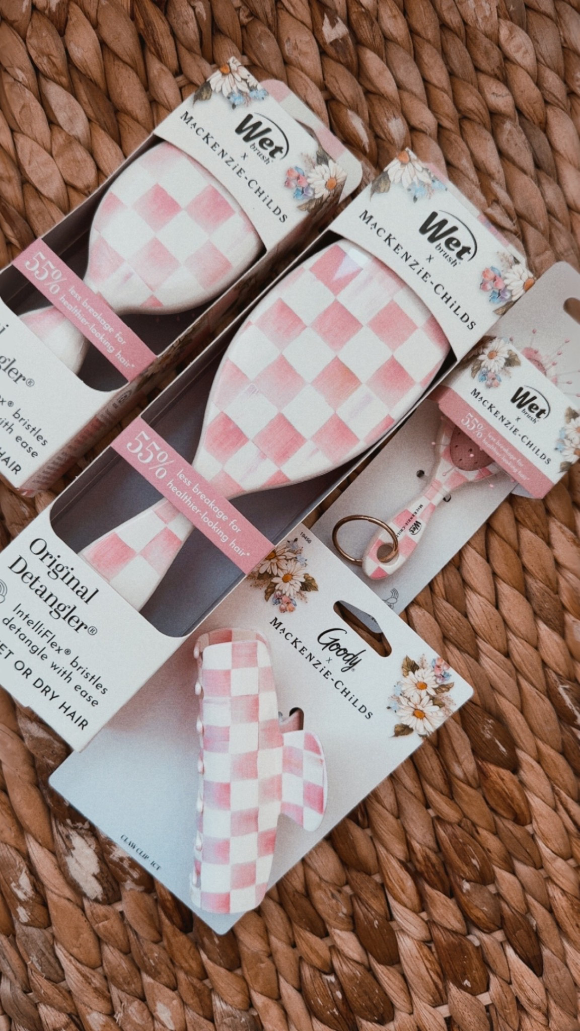 You know I don’t gatekeep the cute finds 💗 This pink check set from the Wet Brush x MacKenzie Childs collab is the sweetest little hair routine upgrade. I grabbed multiple sizes plus the claw clip and I’m obsessed with the print.💖 wet brush mackenzie childs | wet brush rosy check | pink check hair brush | wet brush hair brush | mackenzie childs collaboration | pink and white checkered | aesthetic hair tools | hair routine essentials | travel hair brush | mini hair brush | detangling hair brush | gentle hair brush | claw clip hair accessory | cute hair accessories | target beauty finds | everyday hair routine | pink aesthetic finds | beauty tools | girly hair accessories | cute everyday essentials


#LTKBeauty #LTKgrwm #LTKSpringSale