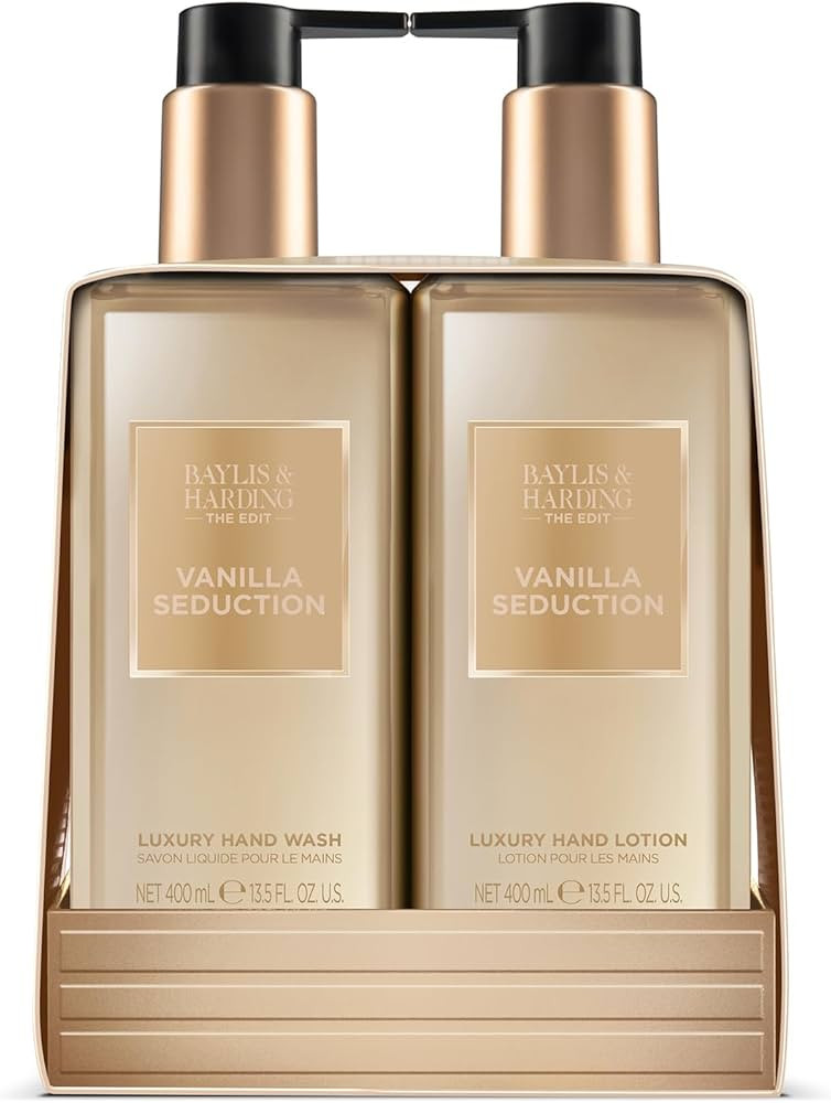 Baylis & Harding The Edit Vanilla Seduction 2 Bottle Set, 400 ml Hand Wash & 400 ml Hand Lotion -... | Amazon (UK)