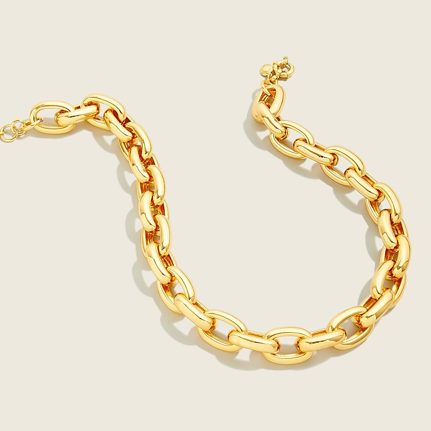 Chunky chain-link necklace | J. Crew US