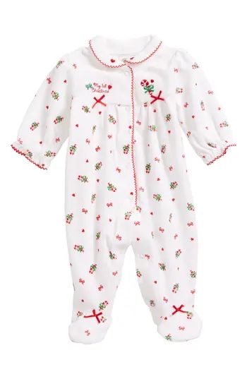 Infant Girl's Little Me My First Christmas Footie | Nordstrom