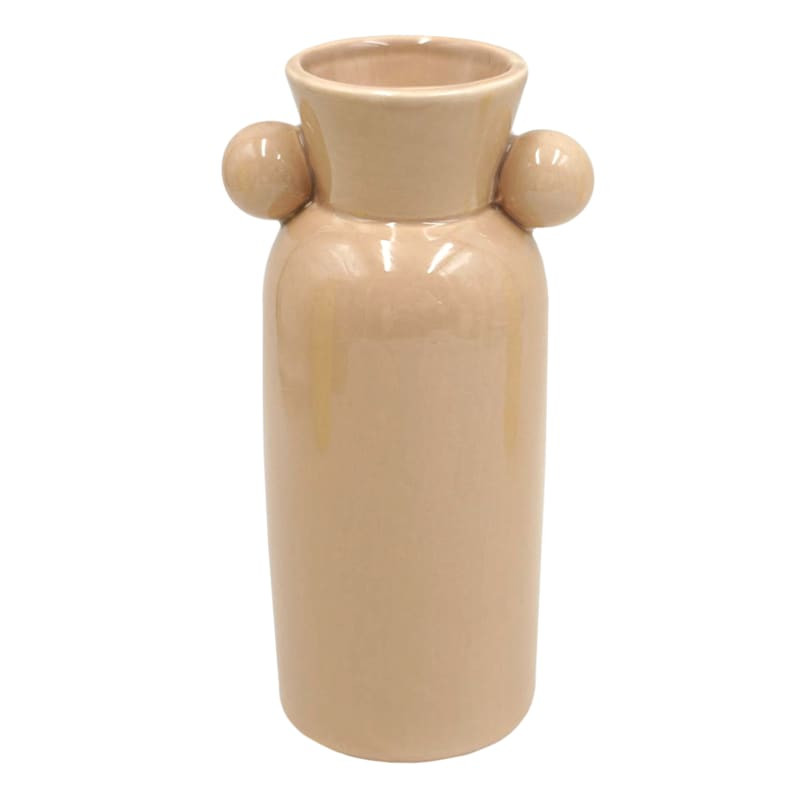 Tan Ceramic Vase, 7.5" | At Home