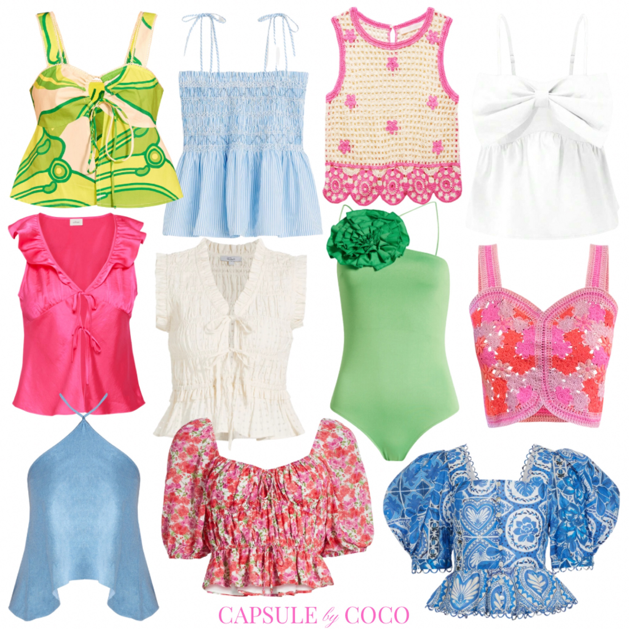 TOPS! 

Jean shorts and a top, summer tops, summer blouses, summer outfit, summer outfits, cute tops, denim shorts and a top, going out, preppy top, preppy tops, crochet top, crochet tops, bodysuit, bodysuits, CapsuleByCoCo 

#LTKSeasonal #LTKStyleTip