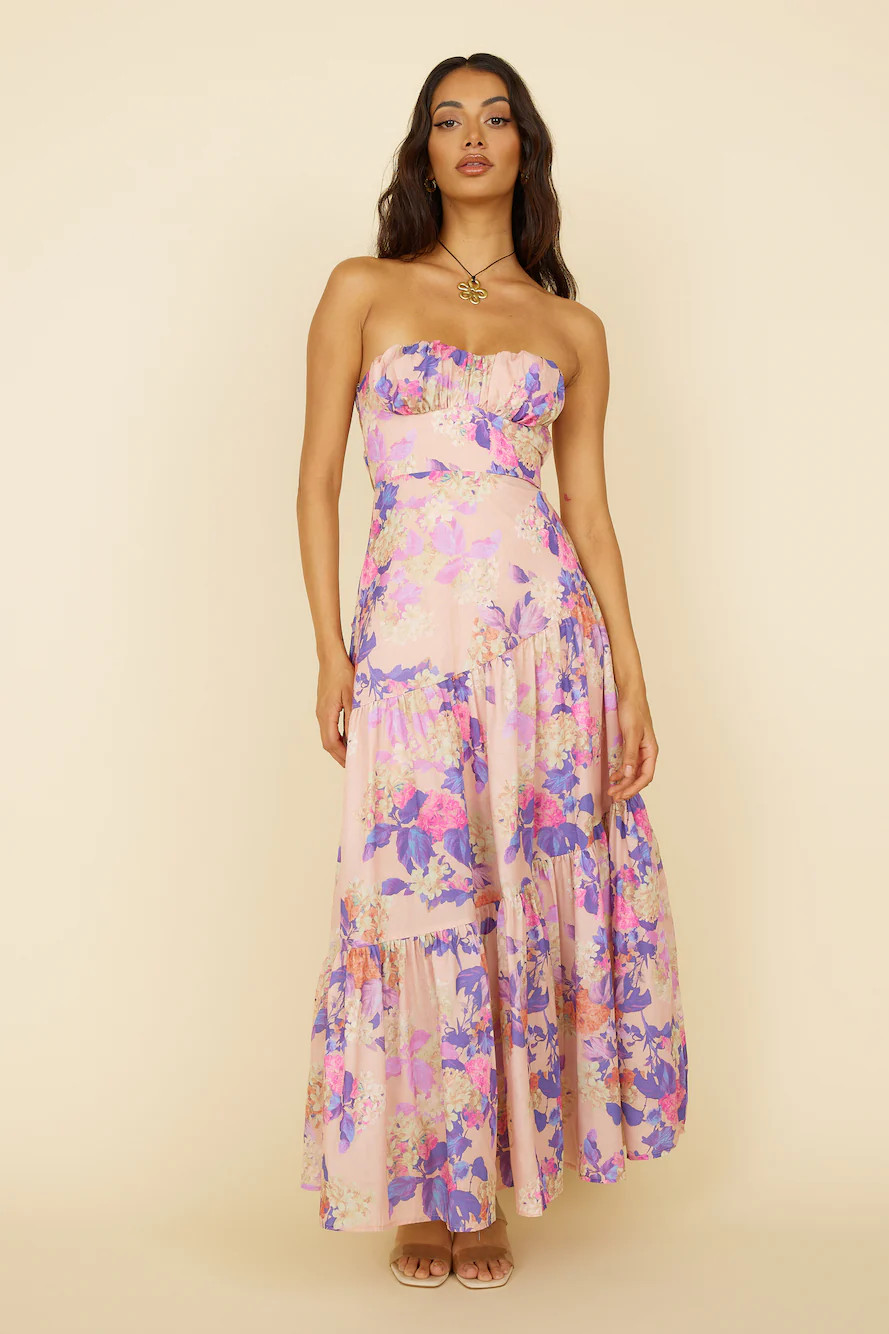 Hear Me Now Maxi Dress Pink | Fortunate One