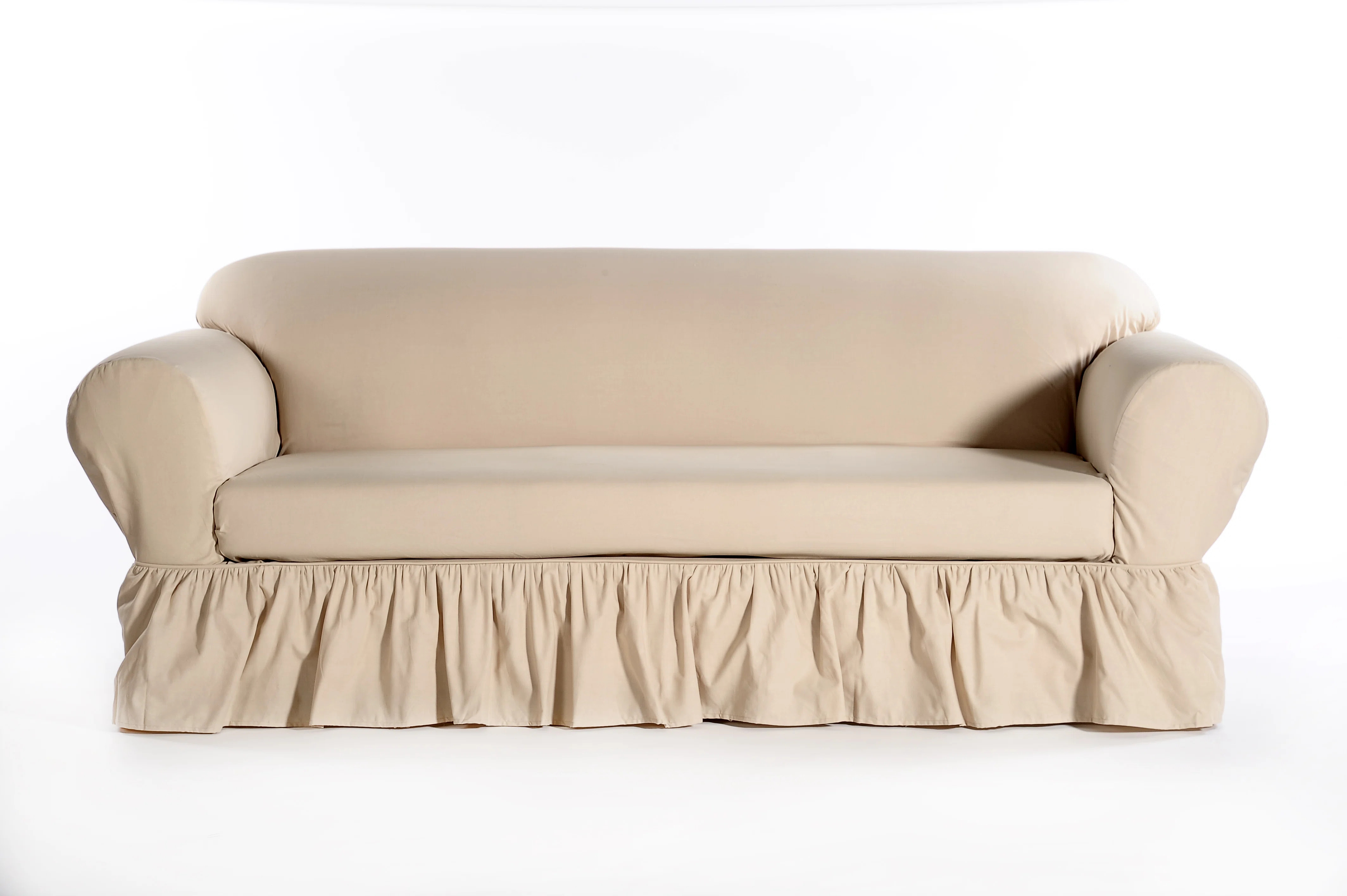 Cotton Box Cushion Sofa Slipcover | Wayfair North America
