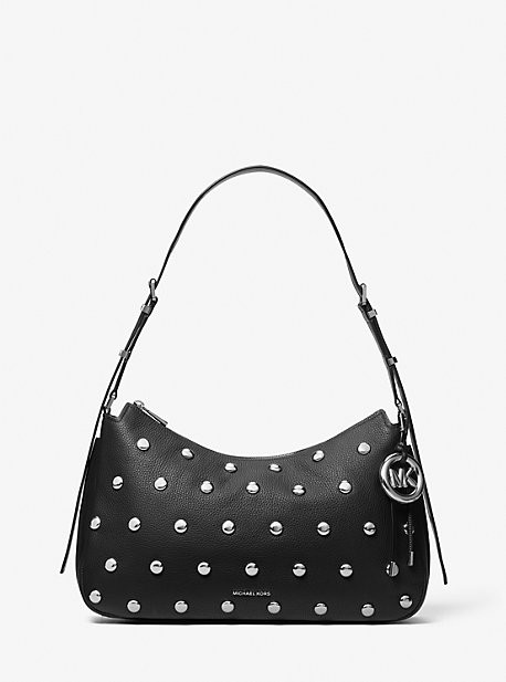 Nolita Medium Studded Leather Shoulder Bag | Michael Kors US