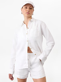 Retreat Linen Top | Athleta