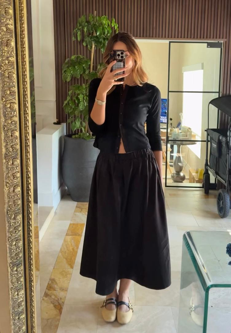 Amazon set with my favorite flats! A perfect casual but still very cute outfit 🖤 

 #LTKootd #LTKSeasonal #LTKU