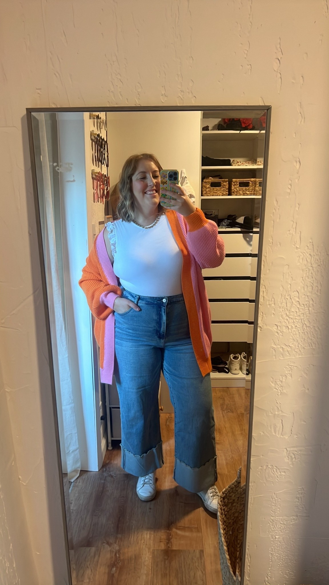 Sunday OOTD🧡 jeans are from Mindy Mae’s market and I’m wearing size 18! 

#LTKStyleTip #LTKPlusSize #LTKMidsize