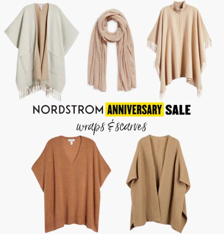 Favorite wraps from the Nordstrom Anniversary Sale! 
.
Fall outfit poncho ruana scarf 

#LTKxNSale #LTKFind #LTKsalealert