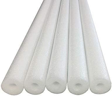 Oodles of Noodles Deluxe Foam Pool Swim Noodles - 5 Pack 52 Inch Wholesale Pricing Bulk White | Amazon (US)