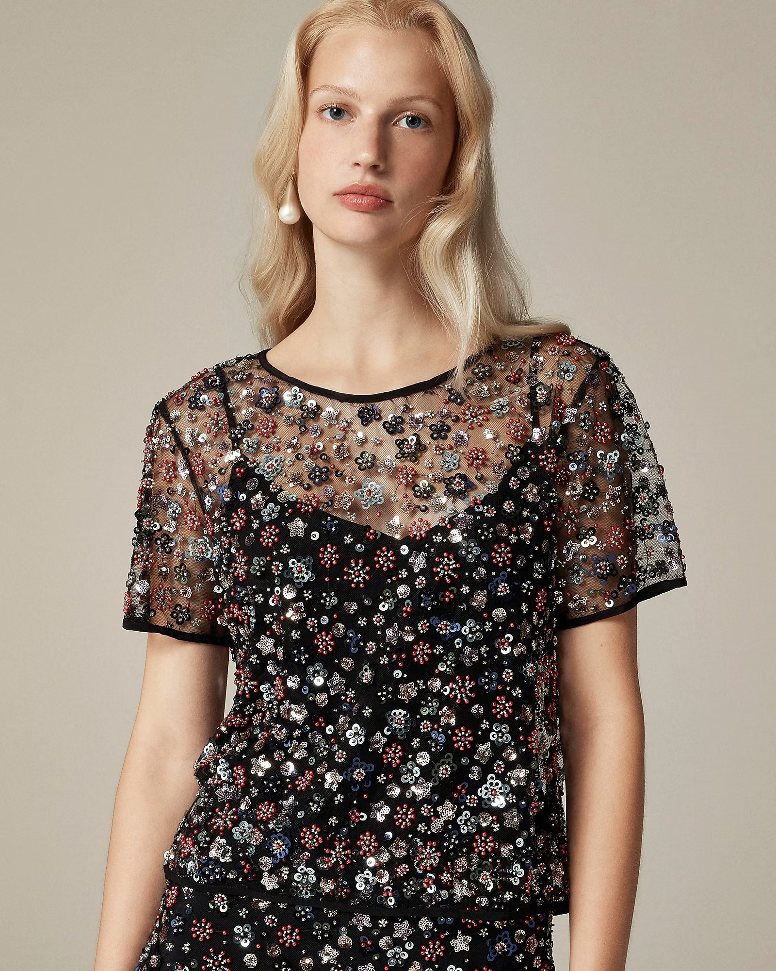 Collection beaded top | J. Crew US