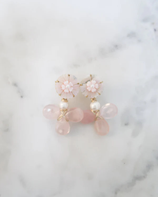 Mother of Pearl, Pearl & Rose Quartz | SJ Bailey Co.
