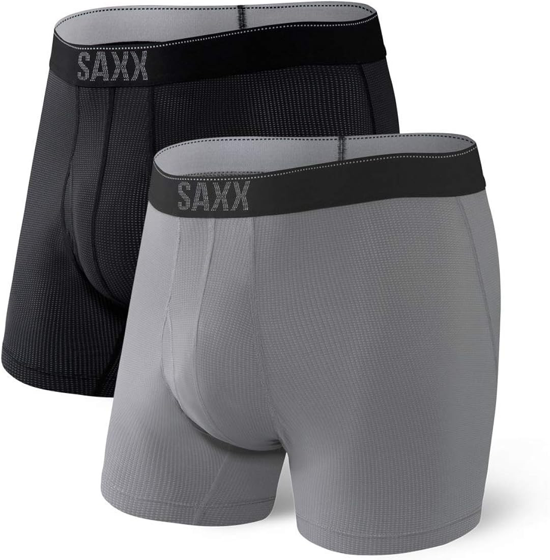 SAXX Men's Underwear – Quest Quick Dry Mesh Boxer Briefs with Built-in Pouch Support - Underwea... | Amazon (US)