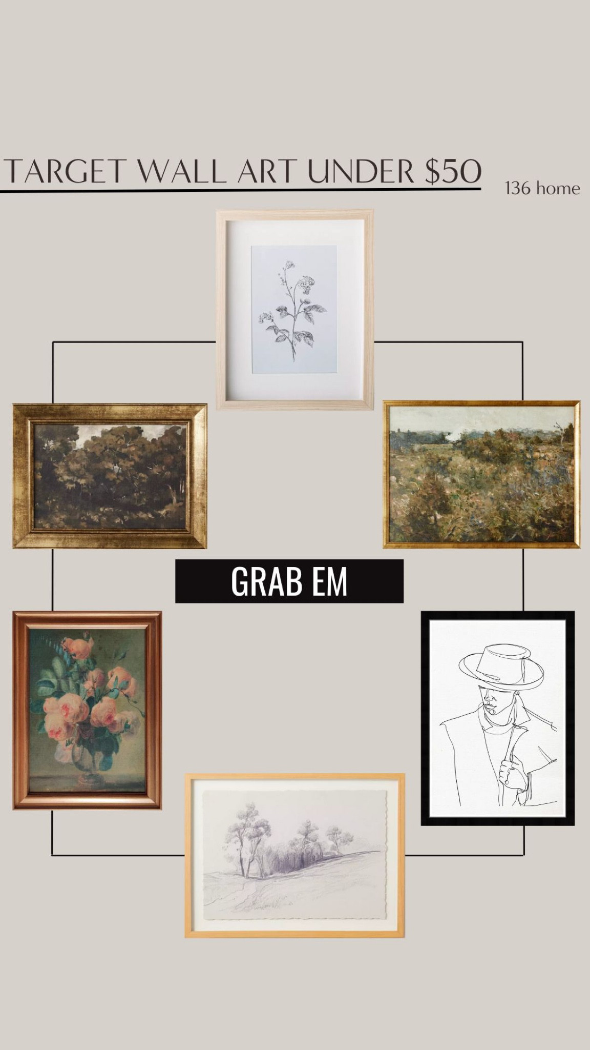 Target Wall Art Under $50 #target #targethome #wallart #art #gallerywall #interiordesign #interiordecor #homedecor #homedesign #homedecorfinds #moodboard 

#LTKfindsunder50 #LTKhome #LTKstyletip