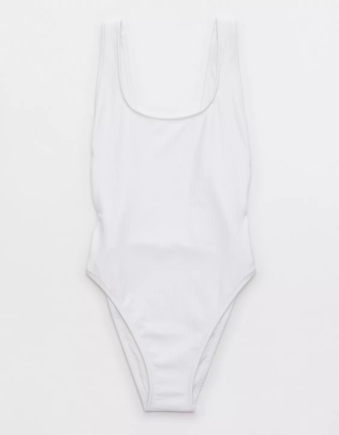 Aerie Shine Rib Birthday Scoop Cheekiest One Piece Swimsuit | American Eagle Outfitters (US & CA)