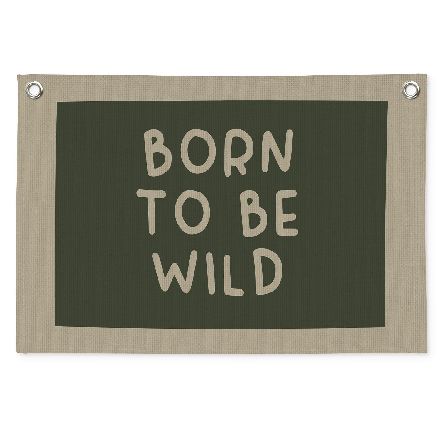 Dilemat Born to Be Wild Wall Hanging,Boys Room Decor,Boho Playroom Wall Decor Hanging Banner Flag... | Amazon (CA)