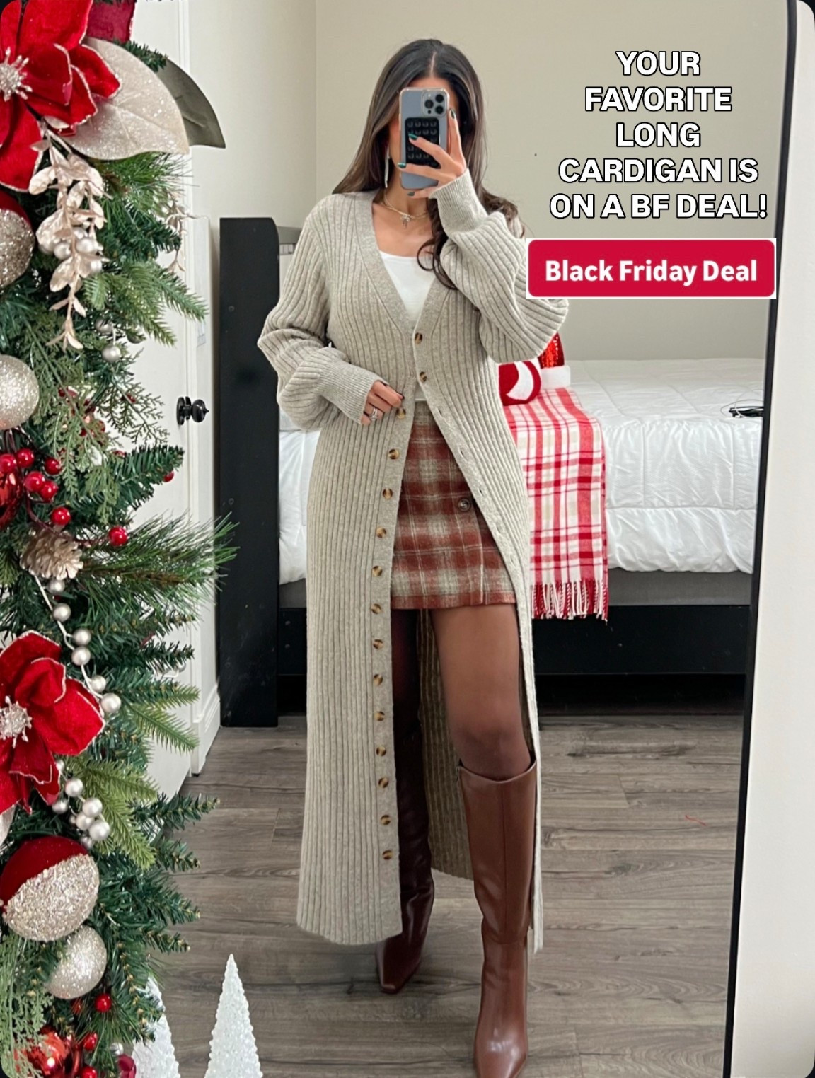 You girls loved this look! This cardigan is everything. I have it in red too 

#LTKCyberWeek #LTKFindsUnder50 #LTKHoliday