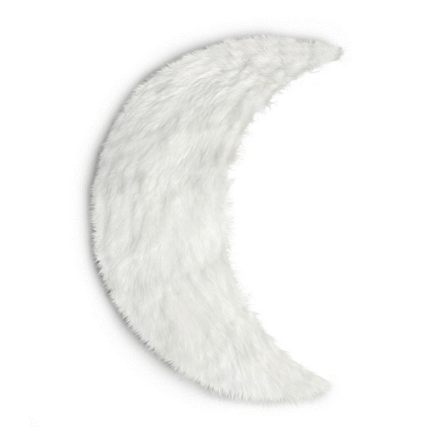 Faux Sheepskin Moon Area Rug | Project Nursery
