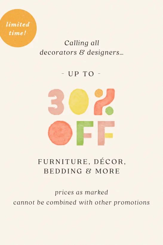 Up To 30% Off Furniture, Décor, Bedding & More | Anthropologie (US)