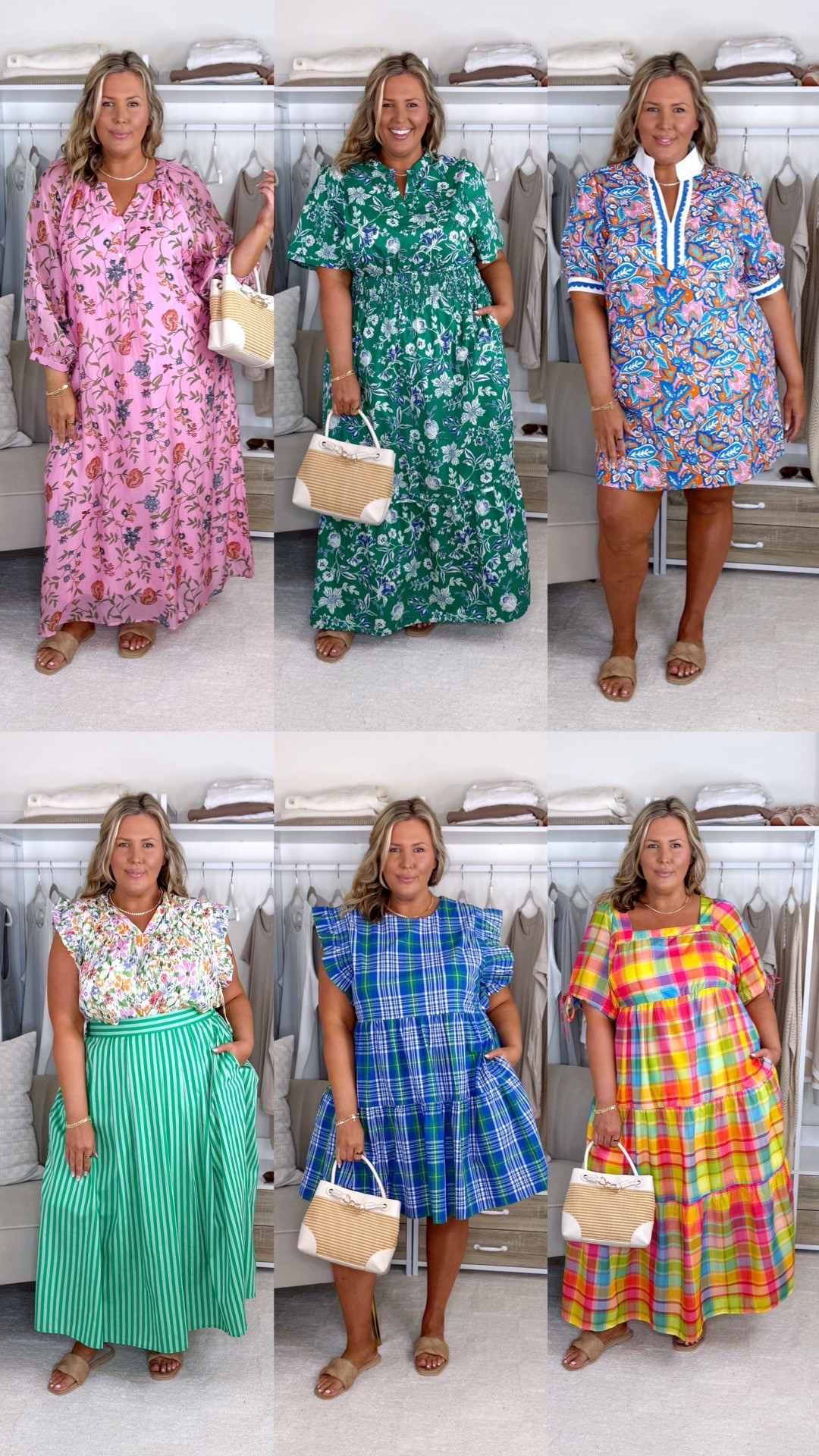 Avara haul!! Wearing an 3X in everything! Probably could have done a 2X in the green maxi dress. The third mini dress is a little tight. The blue mini dress underlining is a little tight. Plus size, outfit inspo, summer fashion, mom life, apron belly

#LTKSeasonal #LTKPlusSize #LTKMidsize