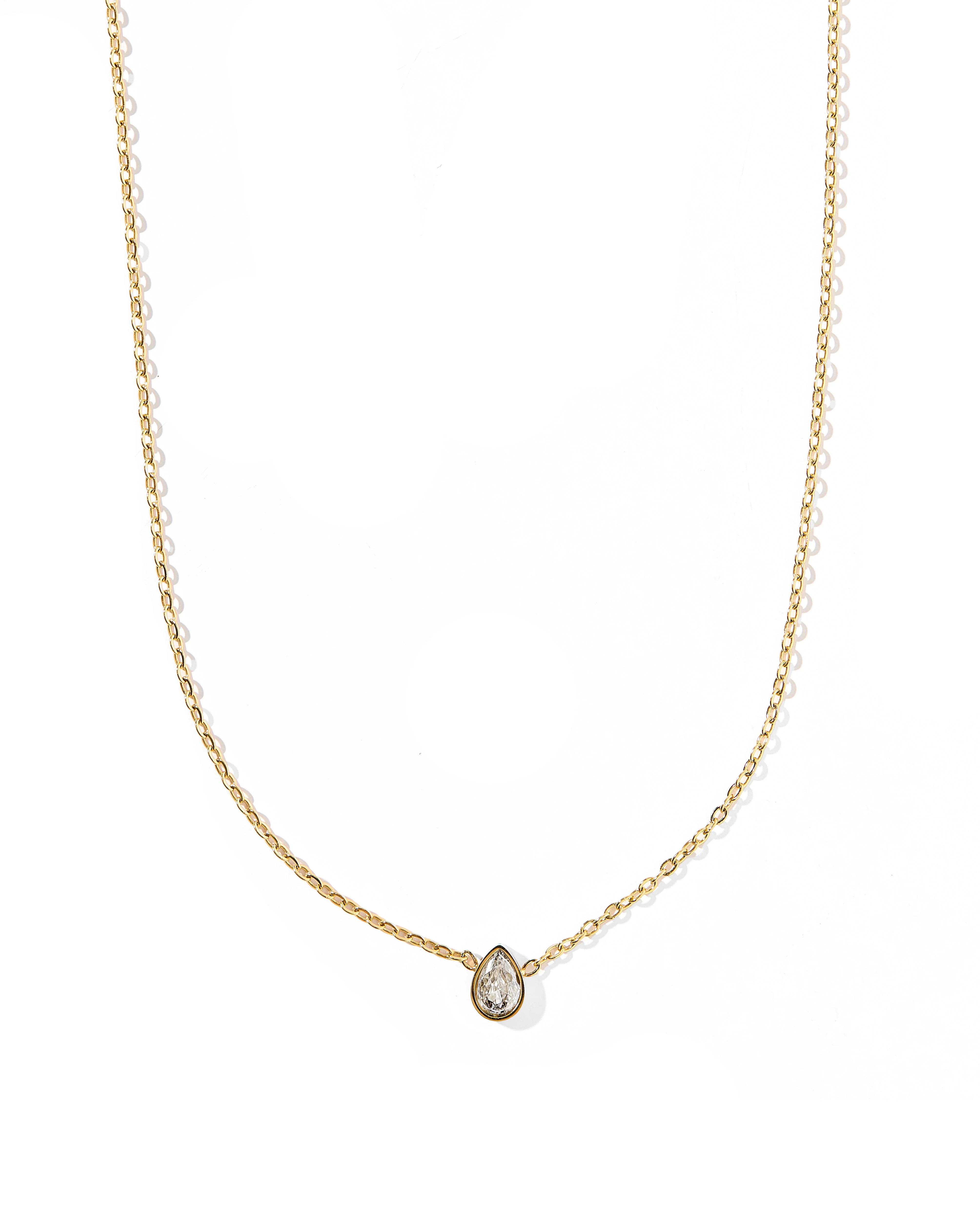 Necklace - Paloma Pear Drop Gold - Shop LINNY CO | LINNY CO LLC