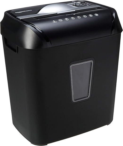 Amazon Basics 12-Sheet Cross-Cut Paper and Credit Card Home Office Shredder | Amazon (US)