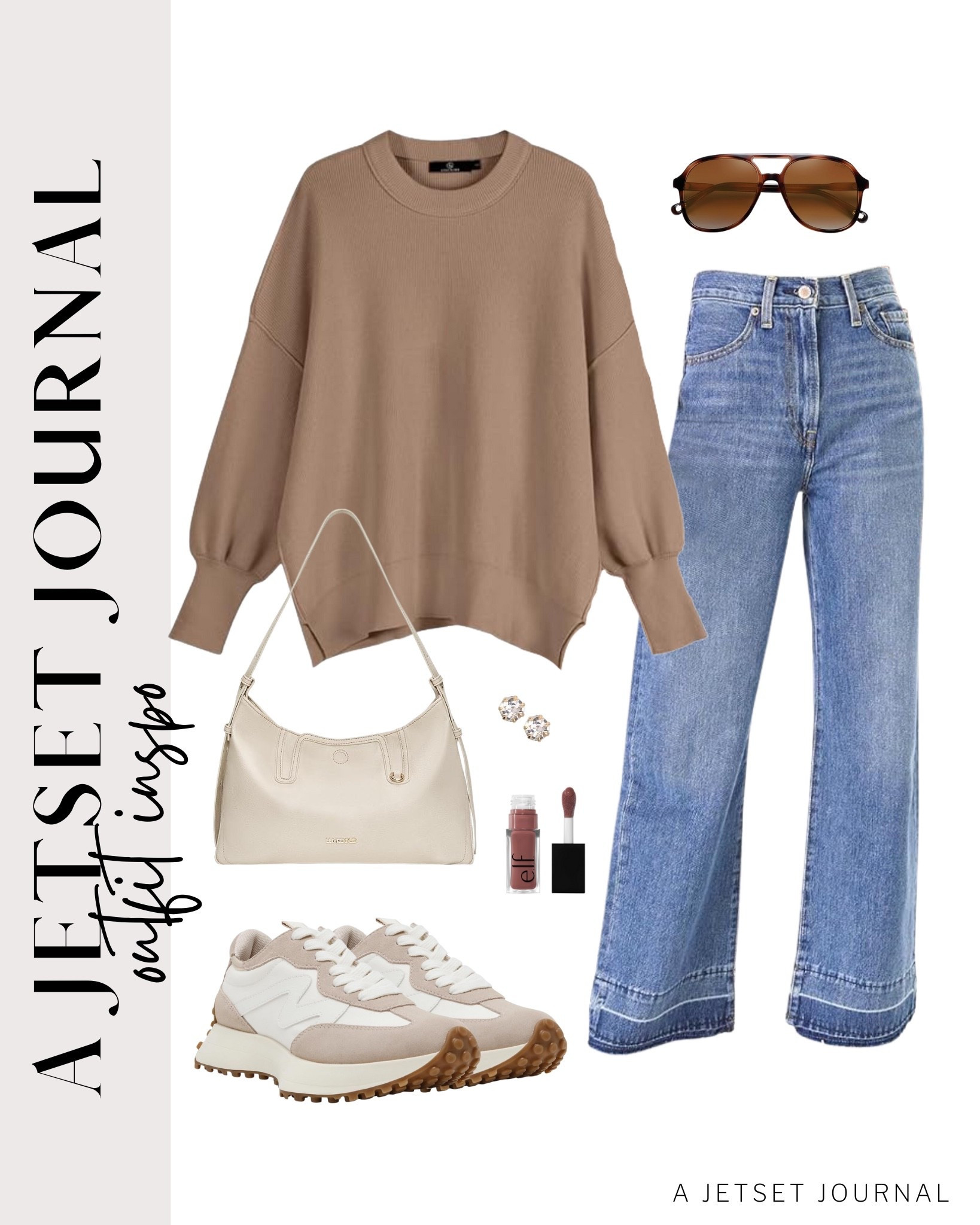 Keeping it simple with a cozy sweater, jeans, and a few accessories!
high waisted wide leg jeans, studded earrings, lip oil, airport outfit, fall fashion, comfy outfit, fall style, everyday look, running errand outfit idea, makeup favorite, beauty must have, affordable style, amazon fashion

#LTKStyleTip #LTKSeasonal #LTKU