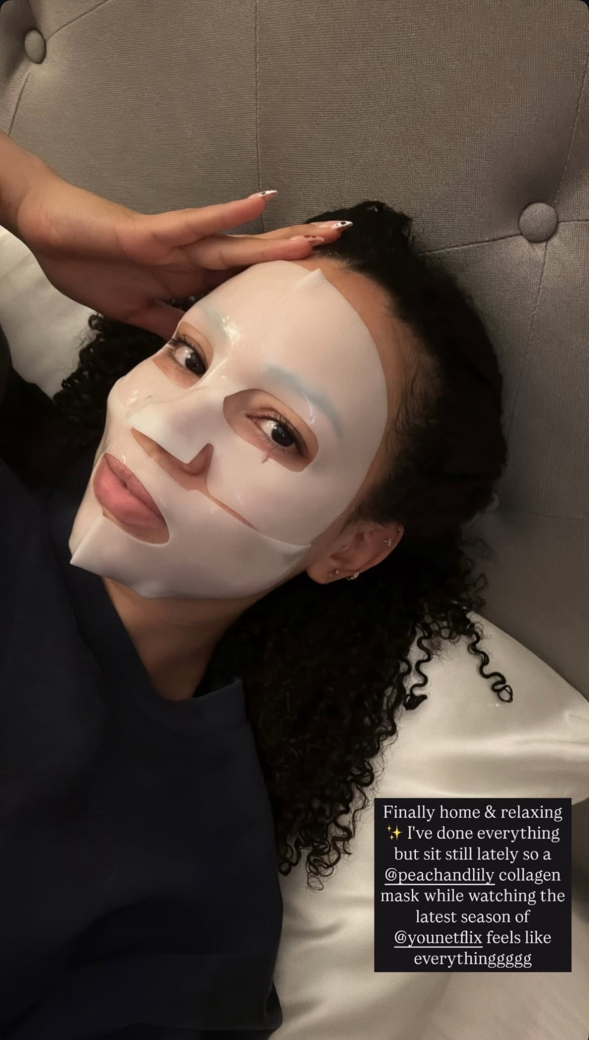 Finally home & relaxing + I've done everything but sit still lately so a Peach & Lily collagen mask while watching the latest season of You on Netflix feels like everythinggggg ✨🧖🏽‍♀️

#LTKFindsUnder100 #LTKBeauty #LTKFindsUnder50